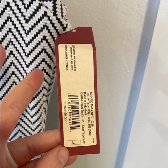 MERONA mock neck Chevron Pattern Sleeveless Dress - Picture 4 of 11